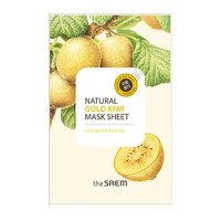 The Saem Natural Gold Kiwi Mask Sheet Маска тканевая с экстрактом киви