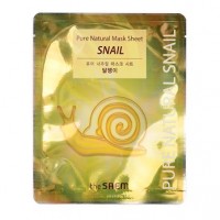 The Saem Pure Natural Mask Sheet [Snail] Маска тканевая с муцином улитки